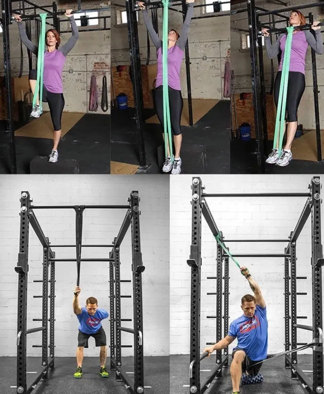 Banda Pull Ups Resistencia media Liga Ejercicio