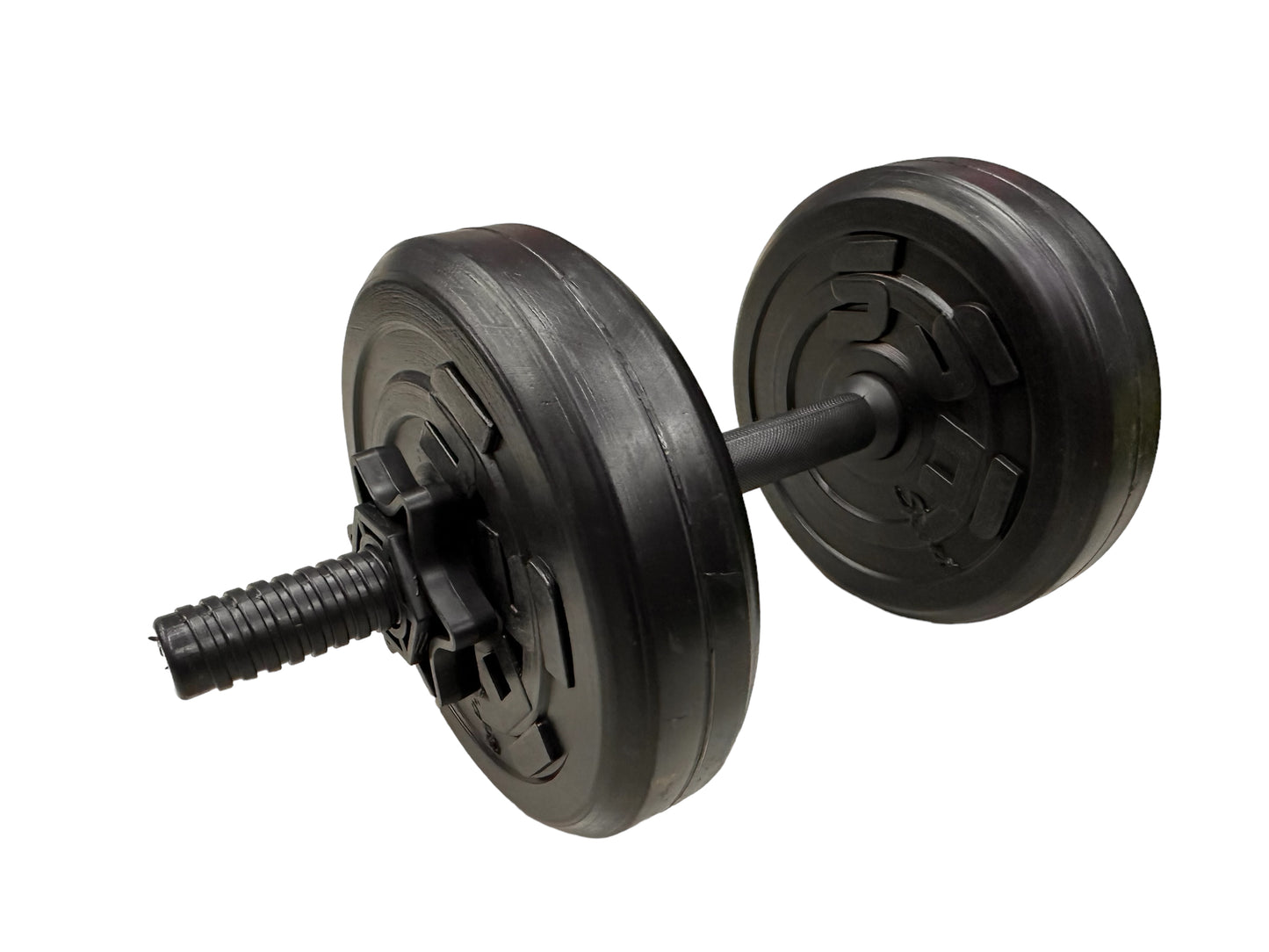 KIT DE PESAS 2 EN 1: MANCUERNAS + BARRA CONECTABLE – 20 LBS