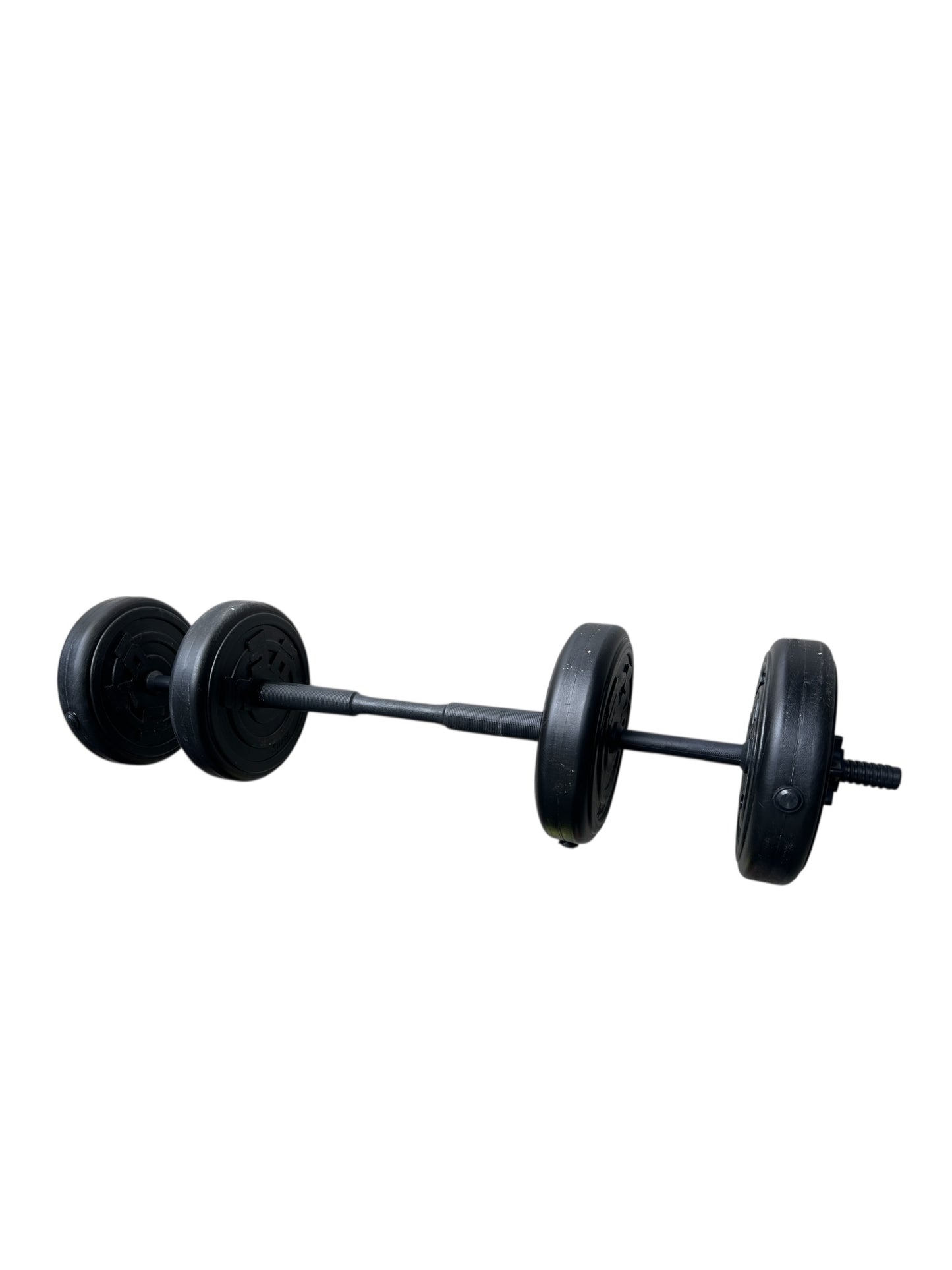 KIT 2 EN 1 – MANCUERNAS + CONEXIÓN PARA BARRA (4 DISCOS DE 10 LBS)