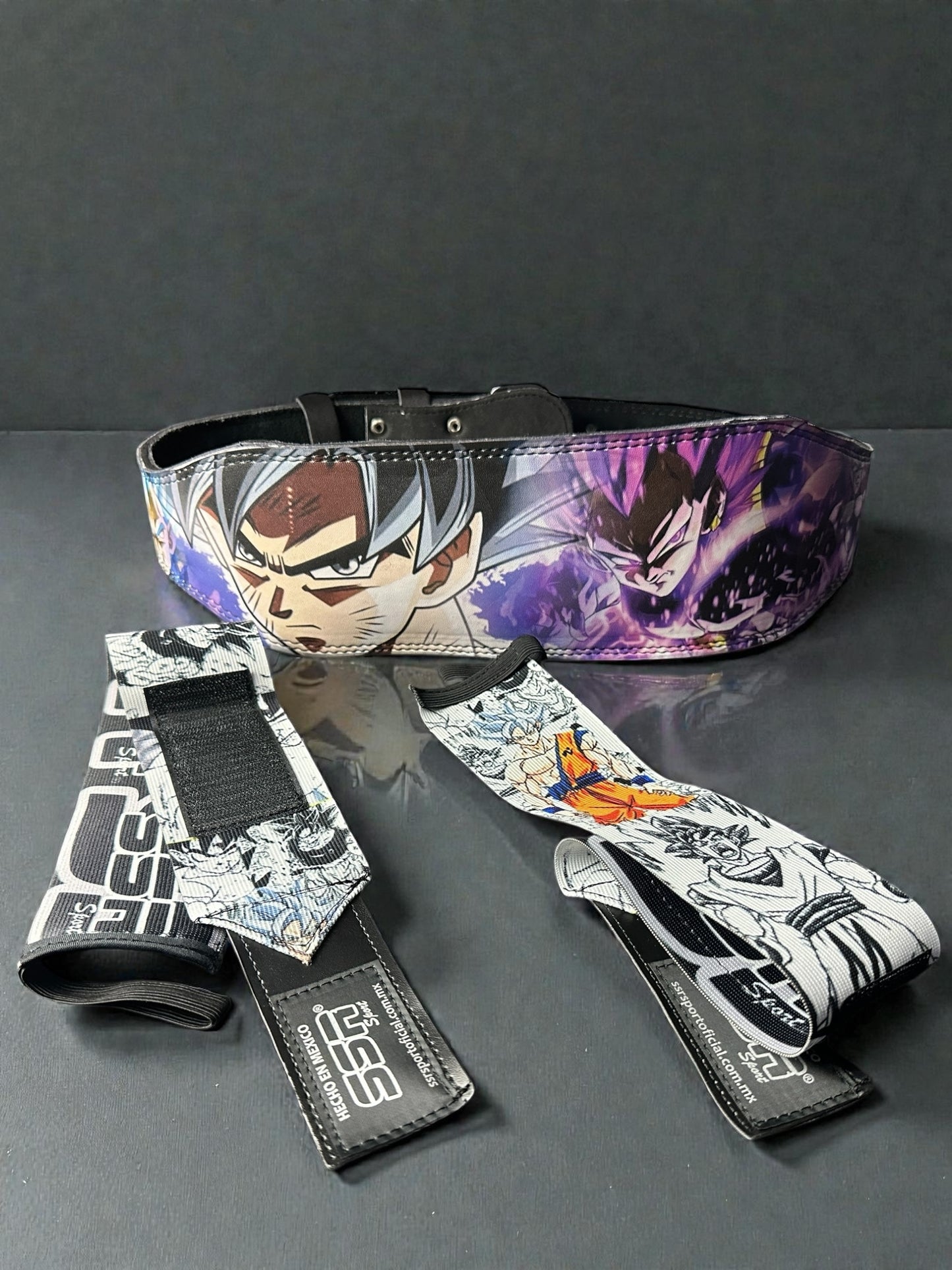 Conjunto Premium Goku – Faja, Straps y Muñequeras Dragon Ball