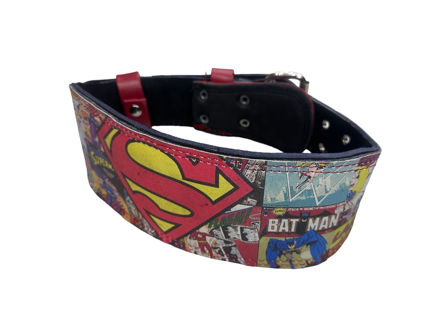 Cinturón De Piel Premium Superman Para Gym