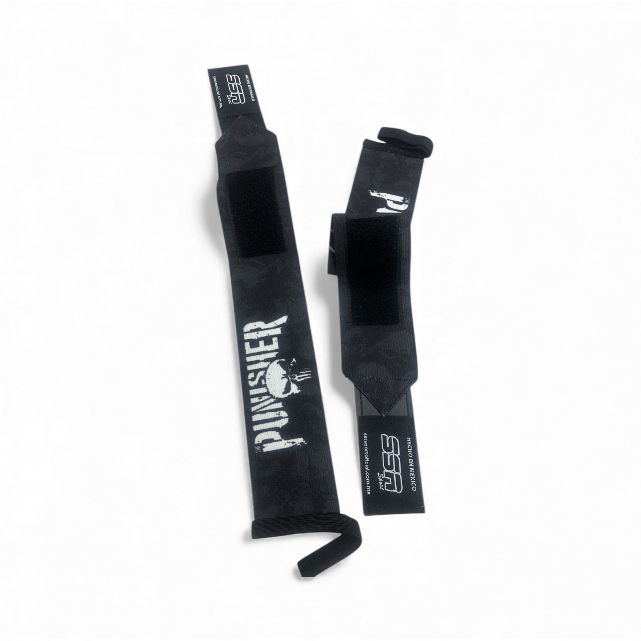 Conjunto Premium Punisher – Cinturón, Straps y Muñequeras Reforzadas