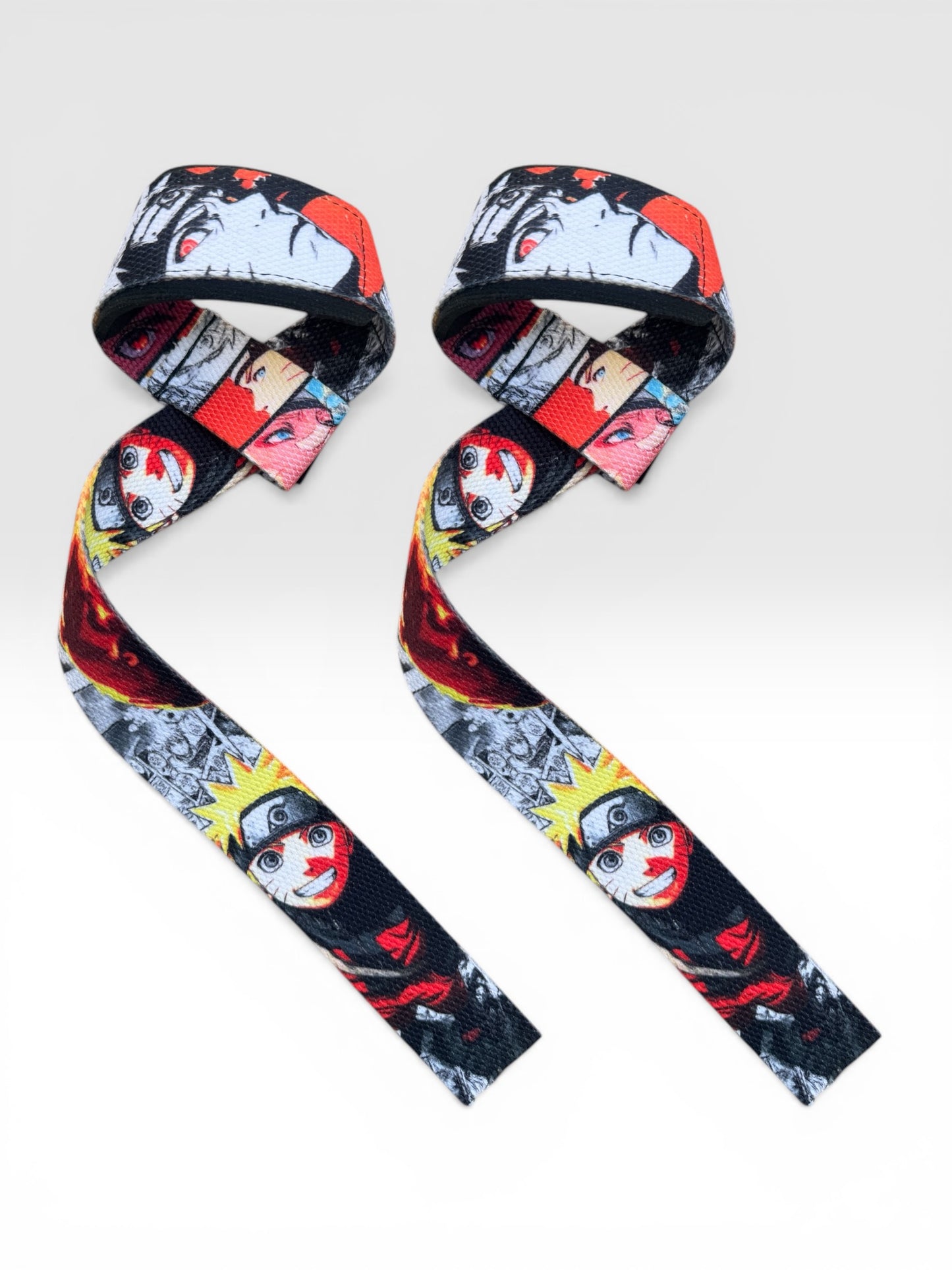 Straps Gym Diseño Naruto | Fuerza y Agarre Profesional