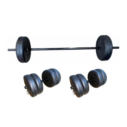 Kit Barra Con Mancuernas 120 lbs SSR SPORT - Main Image