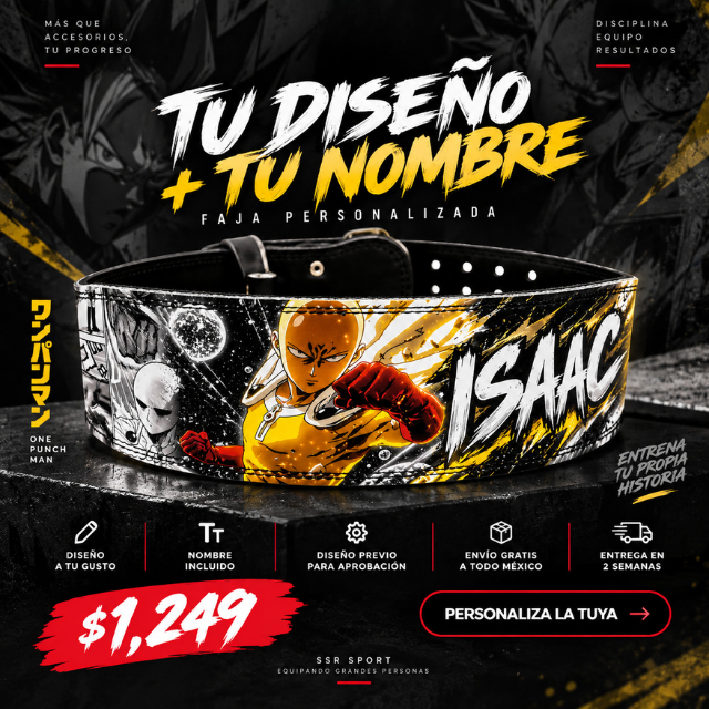 Faja Personalizada SSR Sport – Diseña la tuya