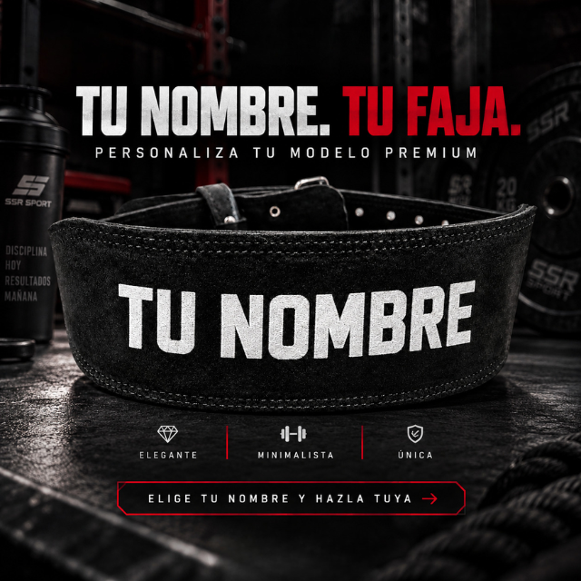 Faja Personalizada SSR Sport – Diseña la tuya