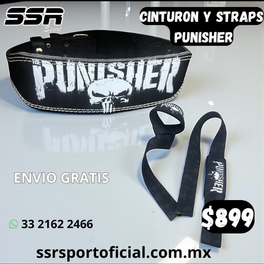 CINTO PUNISHER CON STRAPS