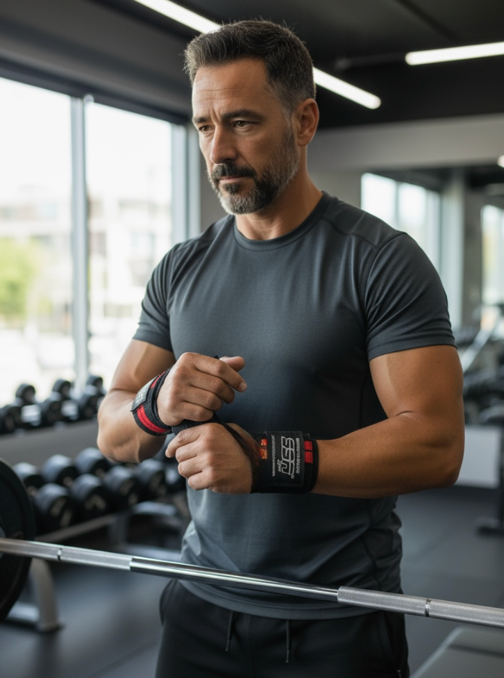 Muñequeras Deportivas SSR Sport canilleras Soporte y Protección para Gym y CrossFit
