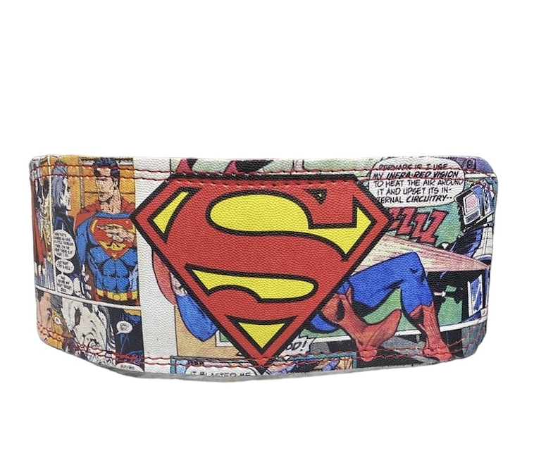 Cinturón De Piel Premium Superman Para Gym