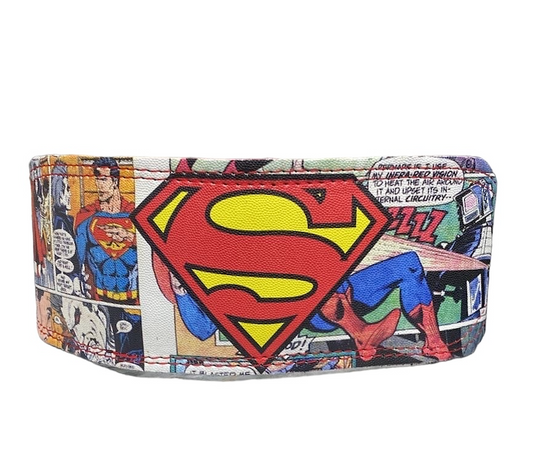 Cinturón De Piel Premium Superman Para Gym