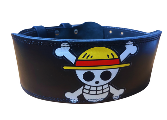 Cinturón De Piel Premium anime One Piece Para Gym