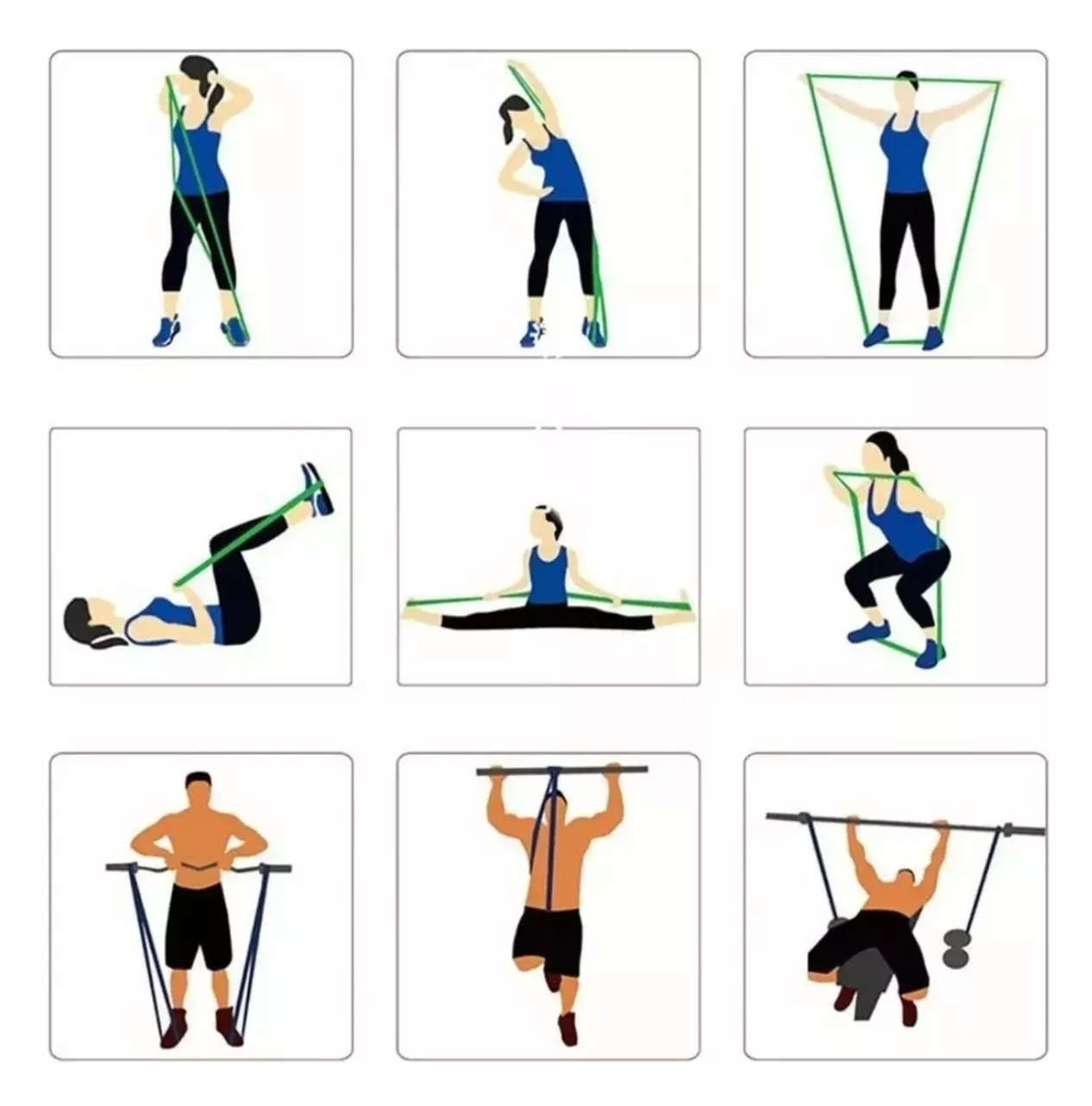 Banda Pull Ups Resistencia alta Liga Ejercicio