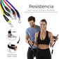 Kit 5 Ligas de Resistencia Ajustables para Ejercicio Fitness