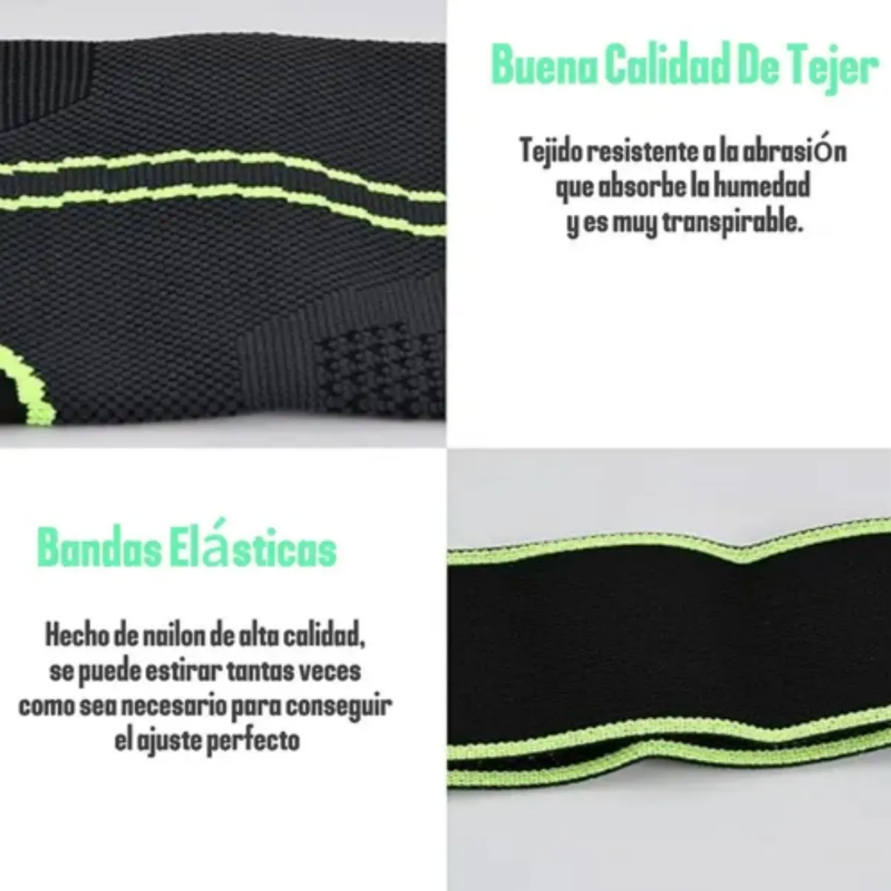 Muñequera Elástica Ajustable Soporte Compresión Gym Deporte