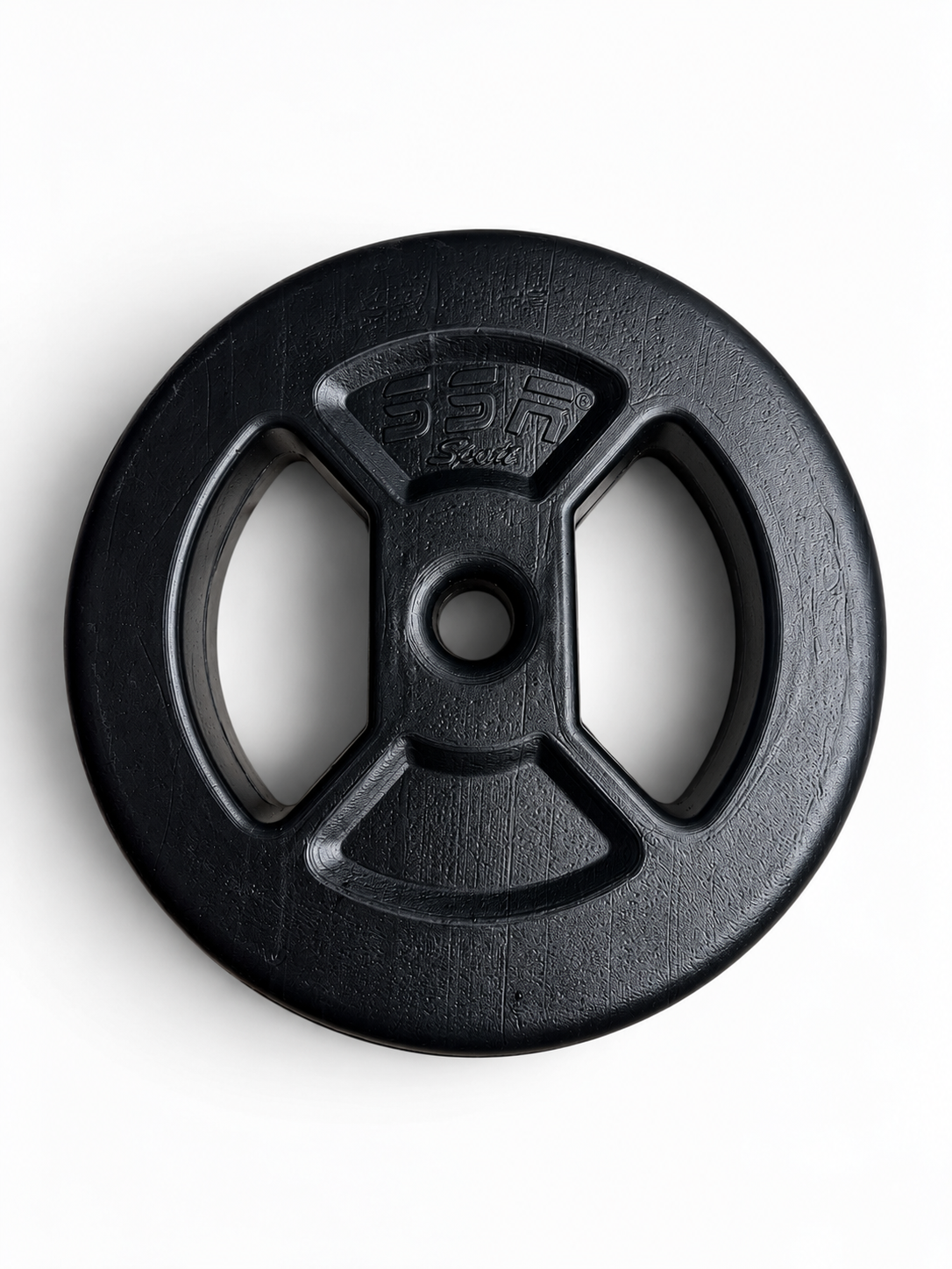 Disco De Pesas 10 Kg 22 Lb Estándar Plástico Con Agarraderas SSR Sport