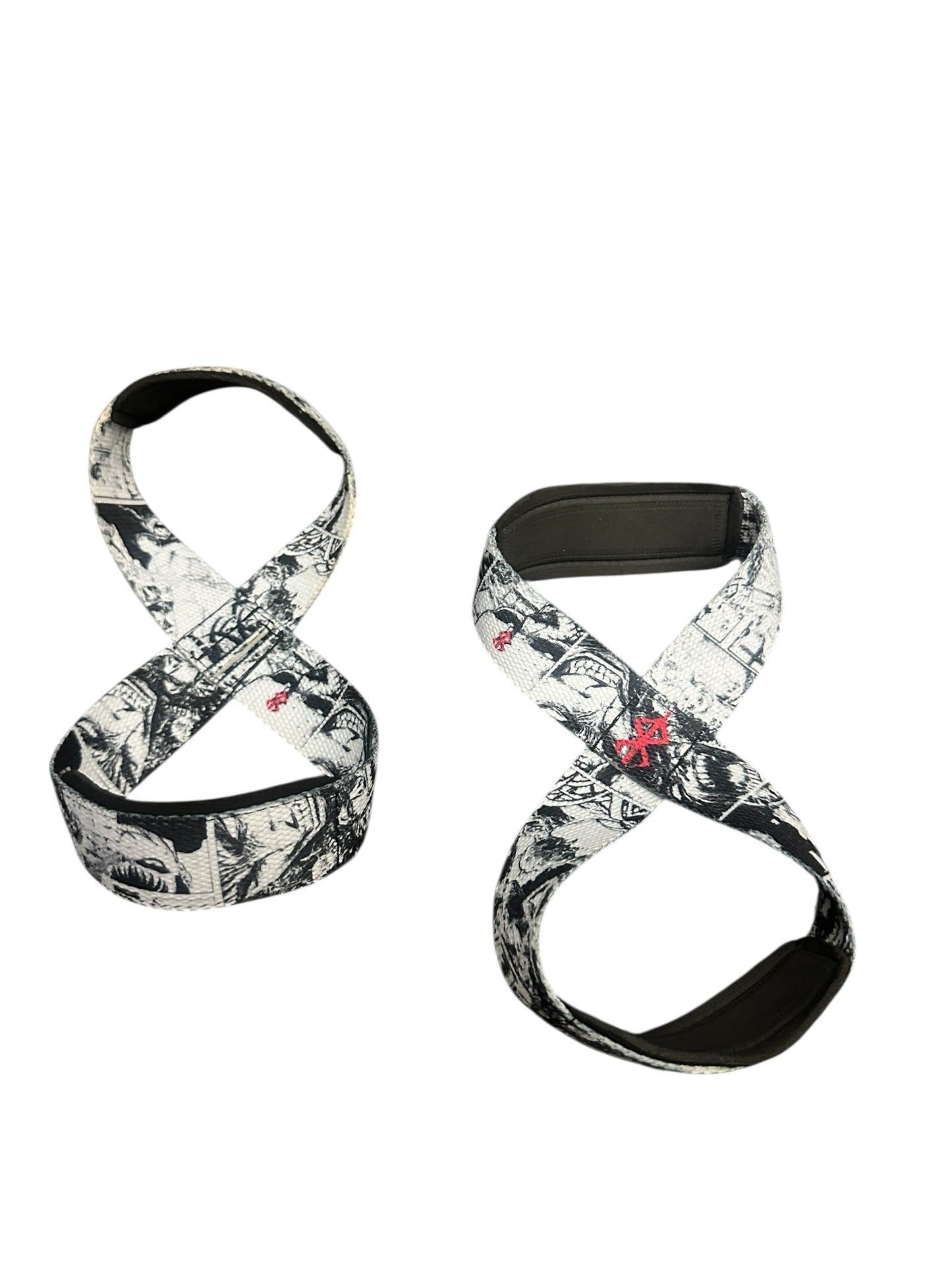 Straps Tipo 8 para Gym Agarre Reforzado Levantamiento berserk