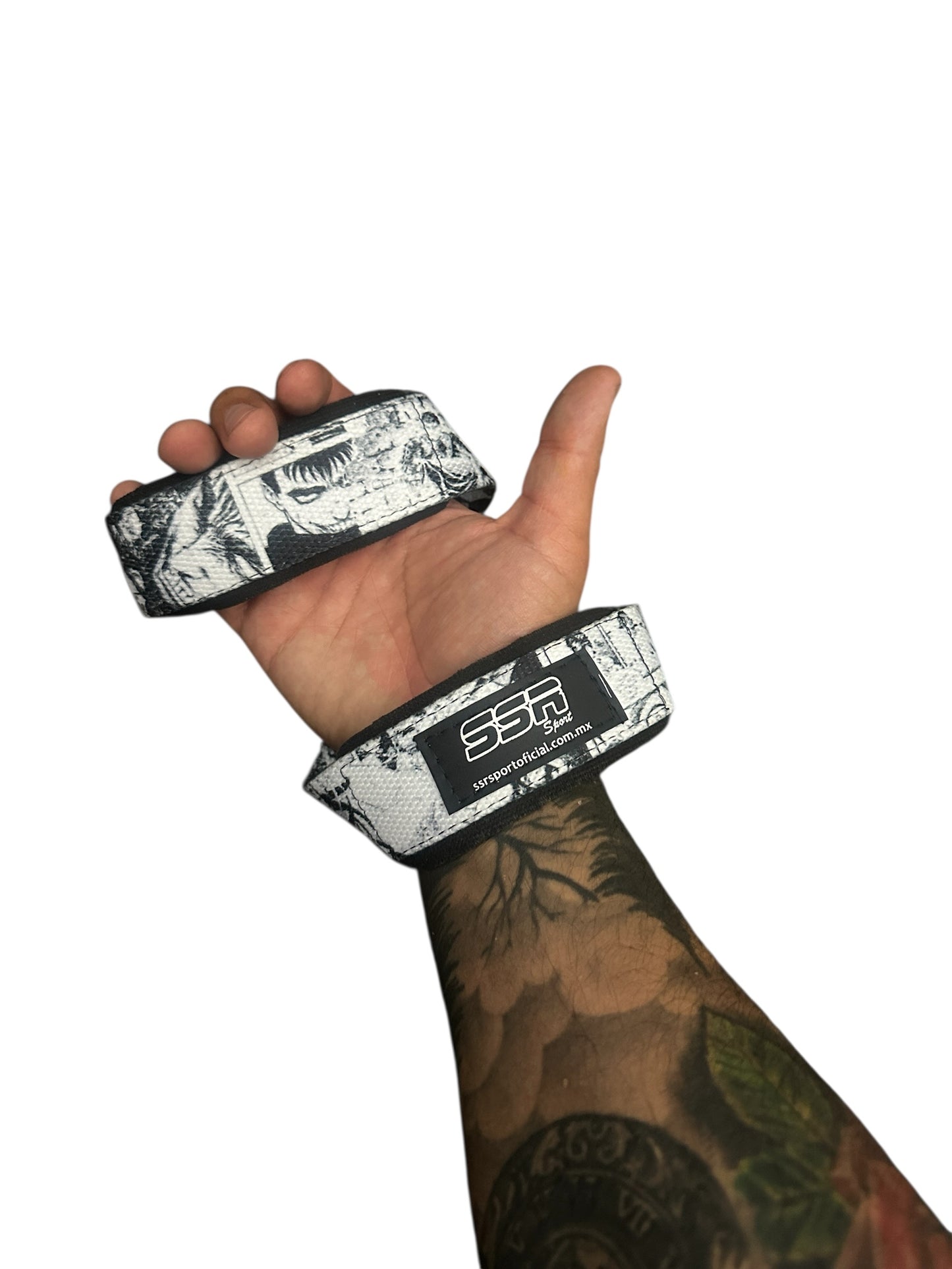 Straps Tipo 8 para Gym Agarre Reforzado Levantamiento berserk