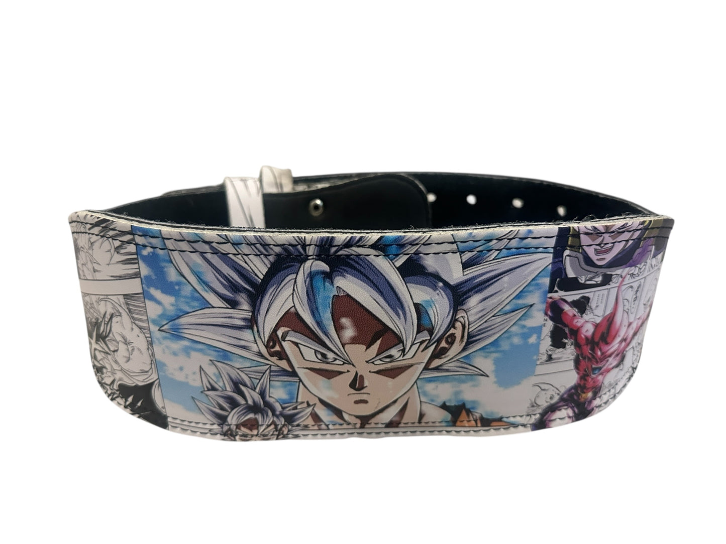 Cinturón Premium De Levantamiento Dragon Ball Estilo Cómic – Soporte Lumbar Profesional Para Gym y Cross Training