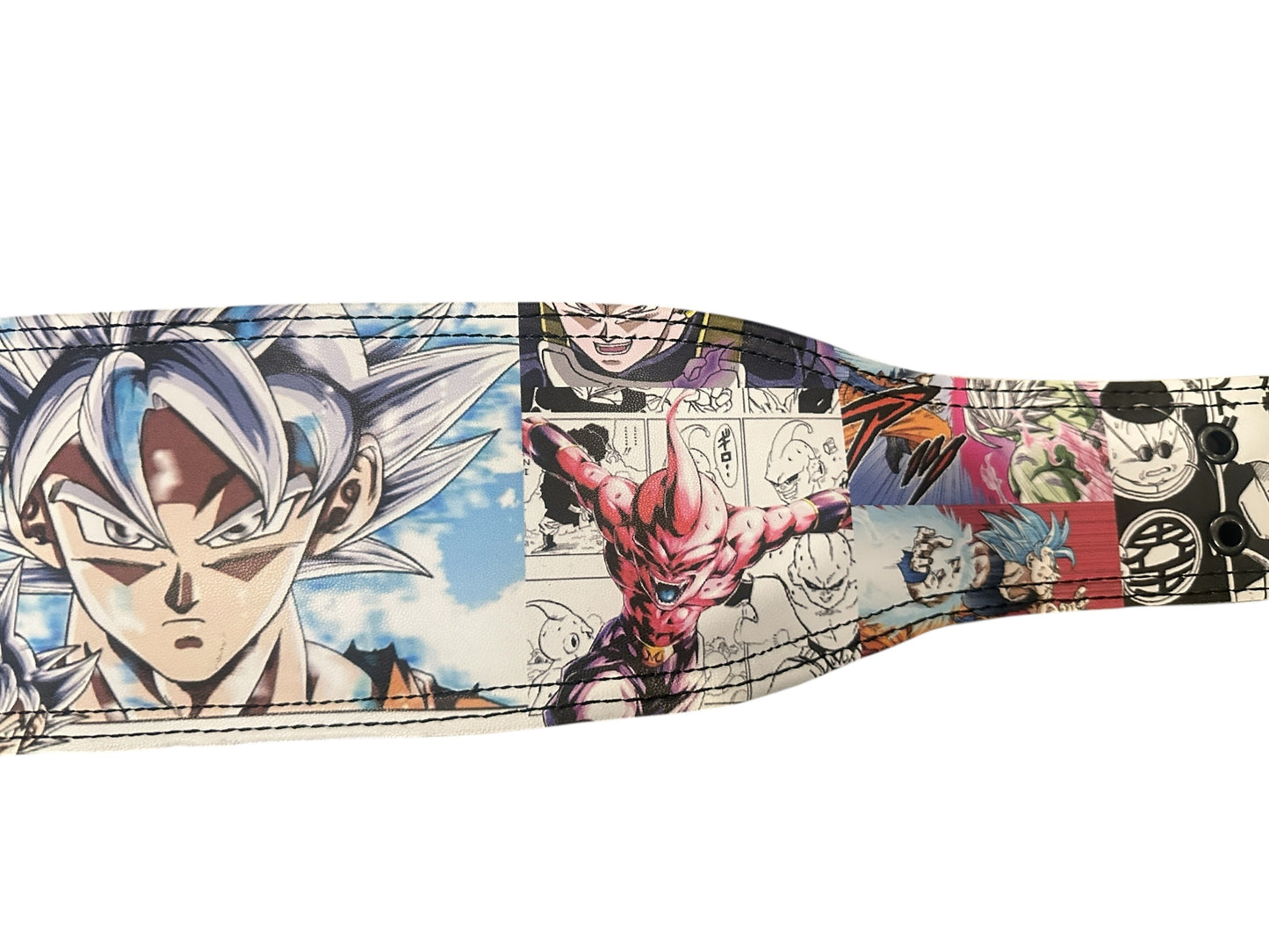 Cinturón Premium De Levantamiento Dragon Ball Estilo Cómic – Soporte Lumbar Profesional Para Gym y Cross Training
