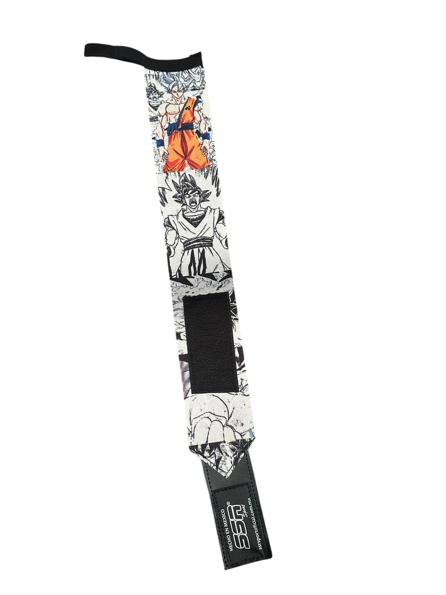 Muñequeras premium reforzadas con diseño Dragon Ball Ultra Instinto.
