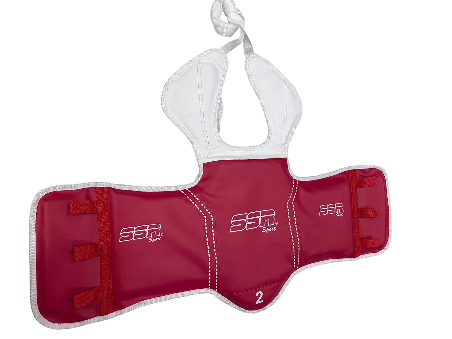 Peto de karate  taekwondo bicolor azul y rojo resistente tallas #1 a #5