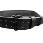Cinturón premium piel reforzado Gym Ancho Soporte Lumbar Pesas powerlifting