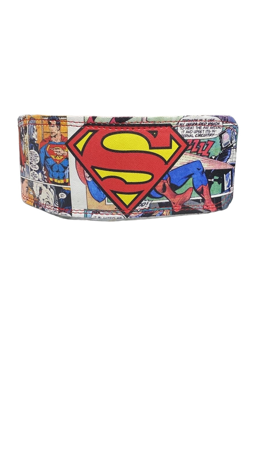Cinturón De Piel Premium Superman Para Gym
