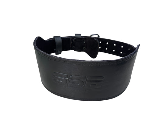 Cinturón Gym Ancho de Piel Premium Soporte Lumbar Pesas