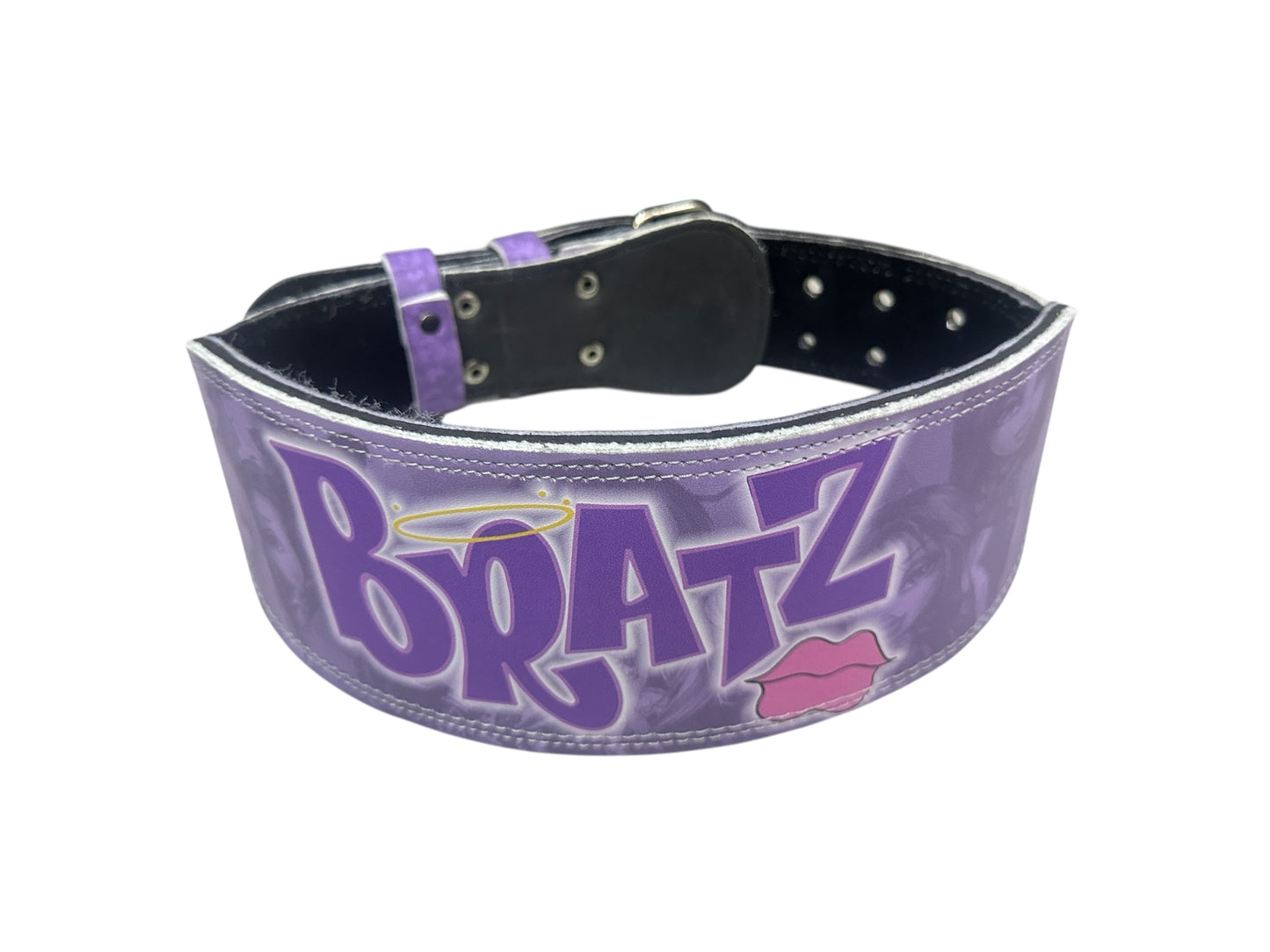 Cinturón de Piel Premium Lila con Diseño Bratz – Con Colchón Lumbar
