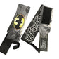 Muñequeras premium reforzadas con diseño Batman.