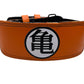 Cinturón SSR Sport de piel para gimnasio DRAGON BALL, soporte lumbar reforzado, color naranja