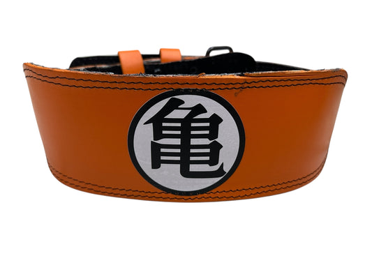 Cinturón SSR Sport de piel para gimnasio DRAGON BALL, soporte lumbar reforzado, color naranja