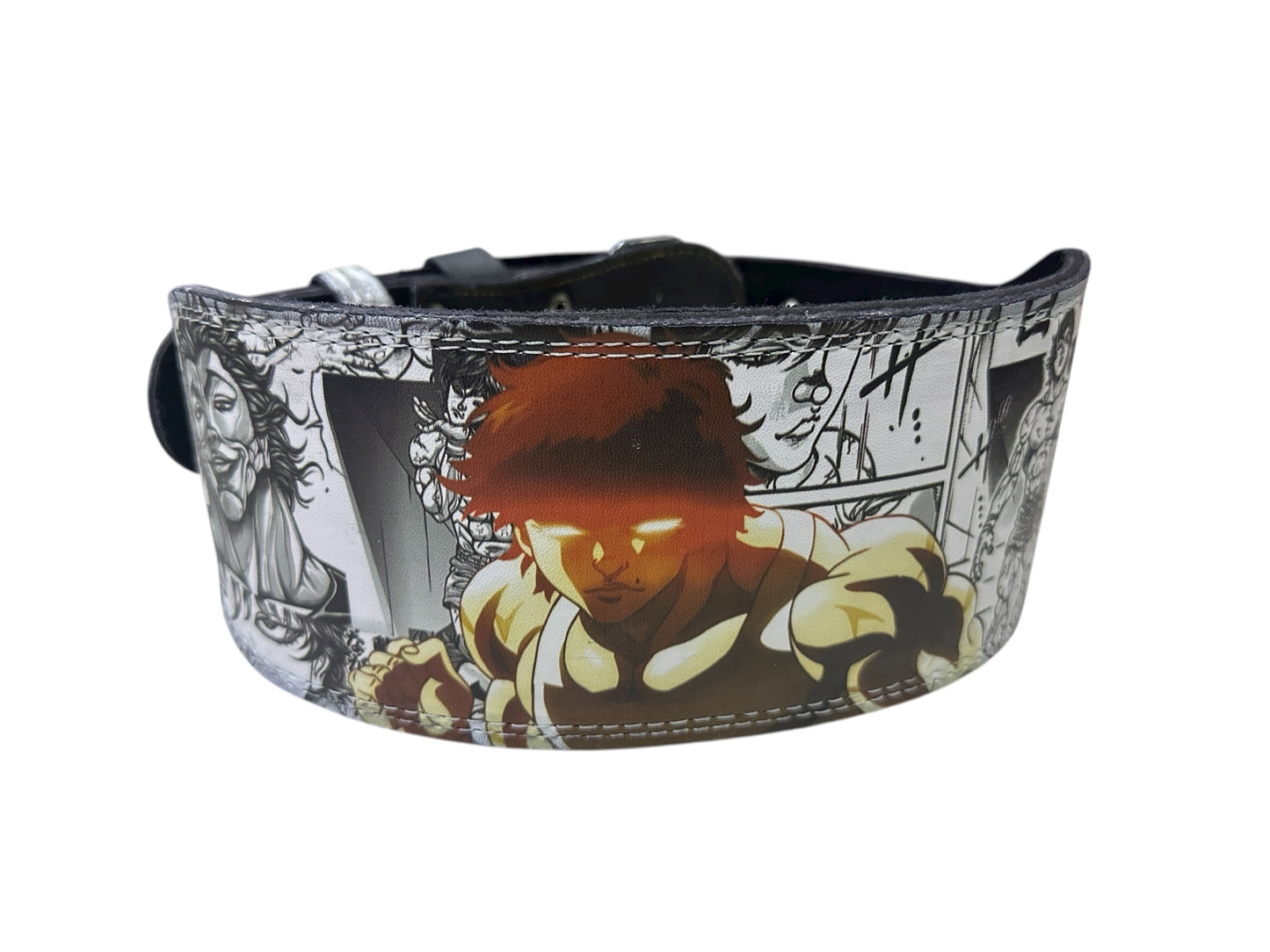 Conjunto Premium Baki – Cinturón, Straps y Muñequeras para Gimnasio