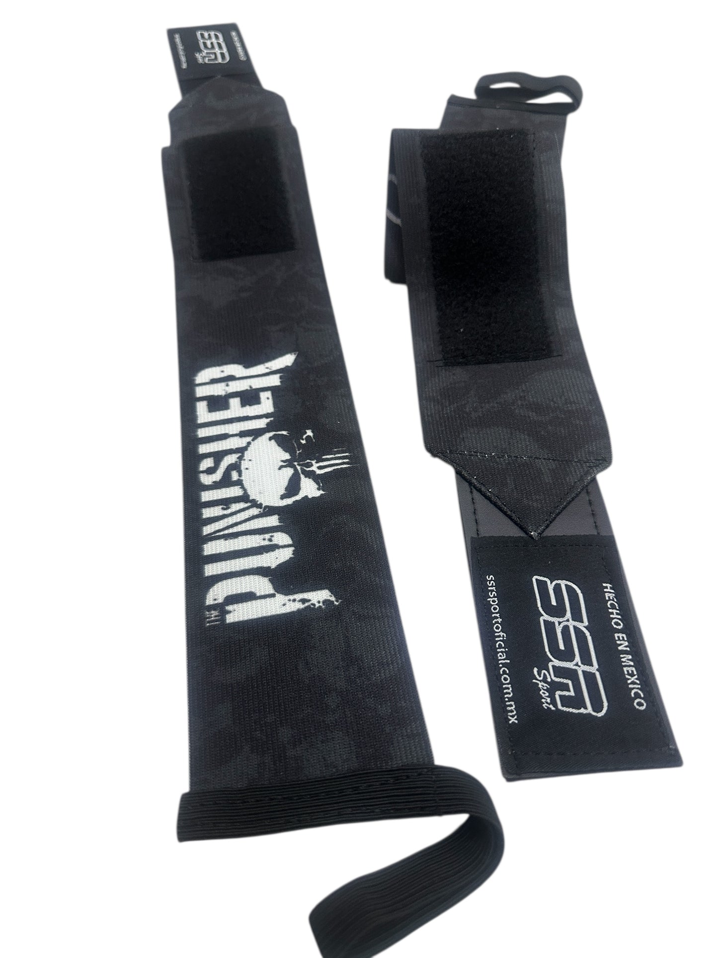 Conjunto Premium Punisher – Cinturón, Straps y Muñequeras Reforzadas