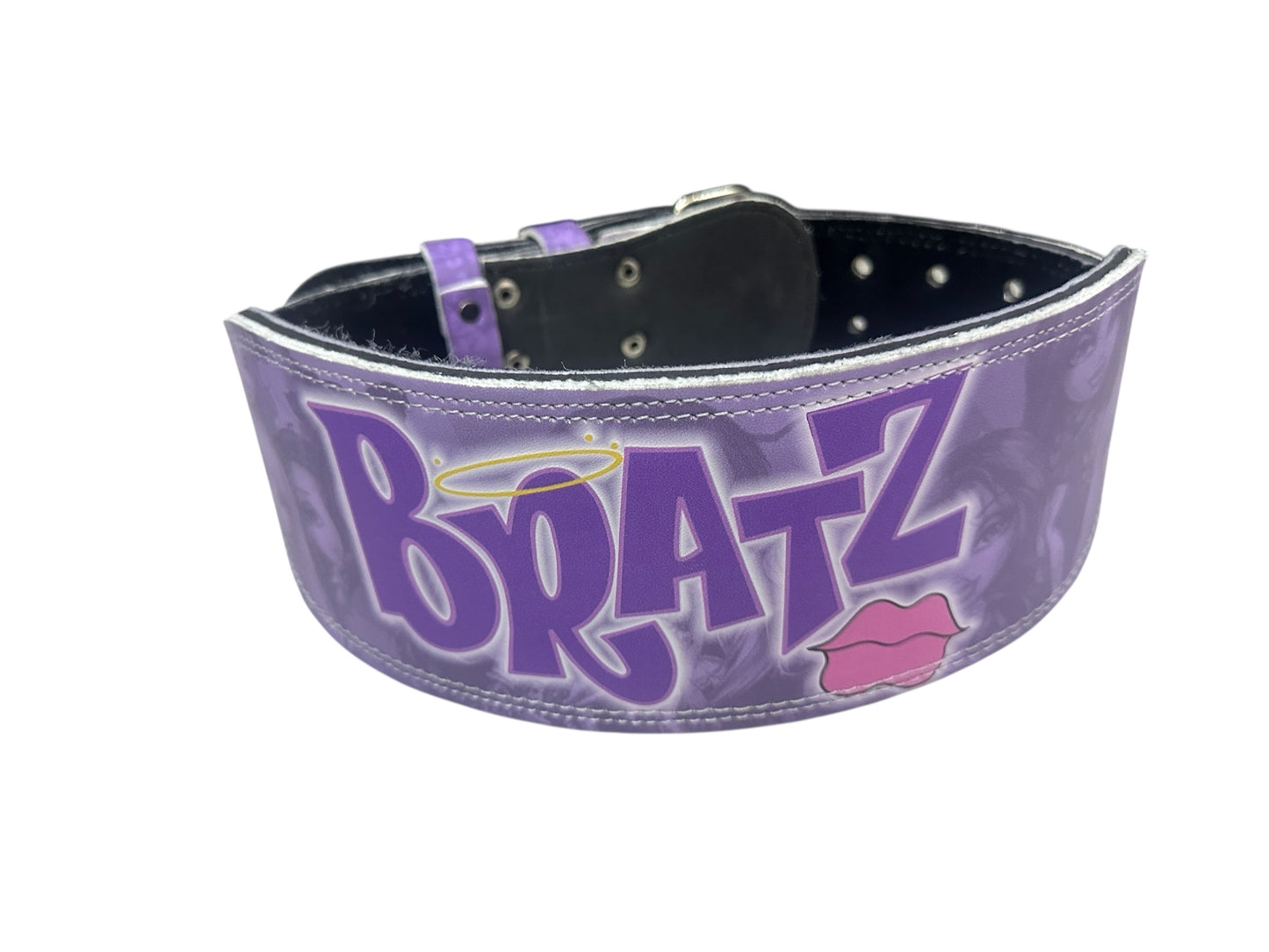 Cinturón de Piel Premium Lila con Diseño Bratz – Con Colchón Lumbar