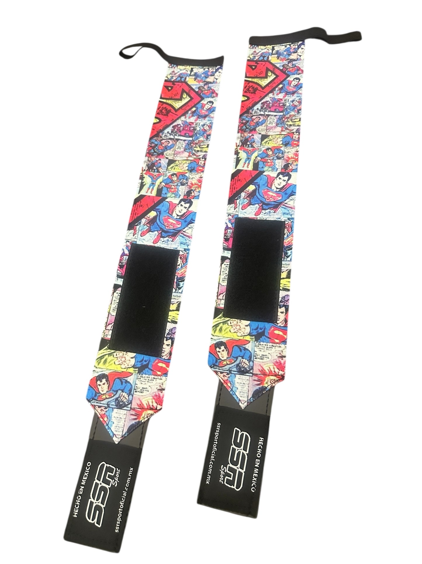 Muñequeras premium reforzadas con diseño Superman.