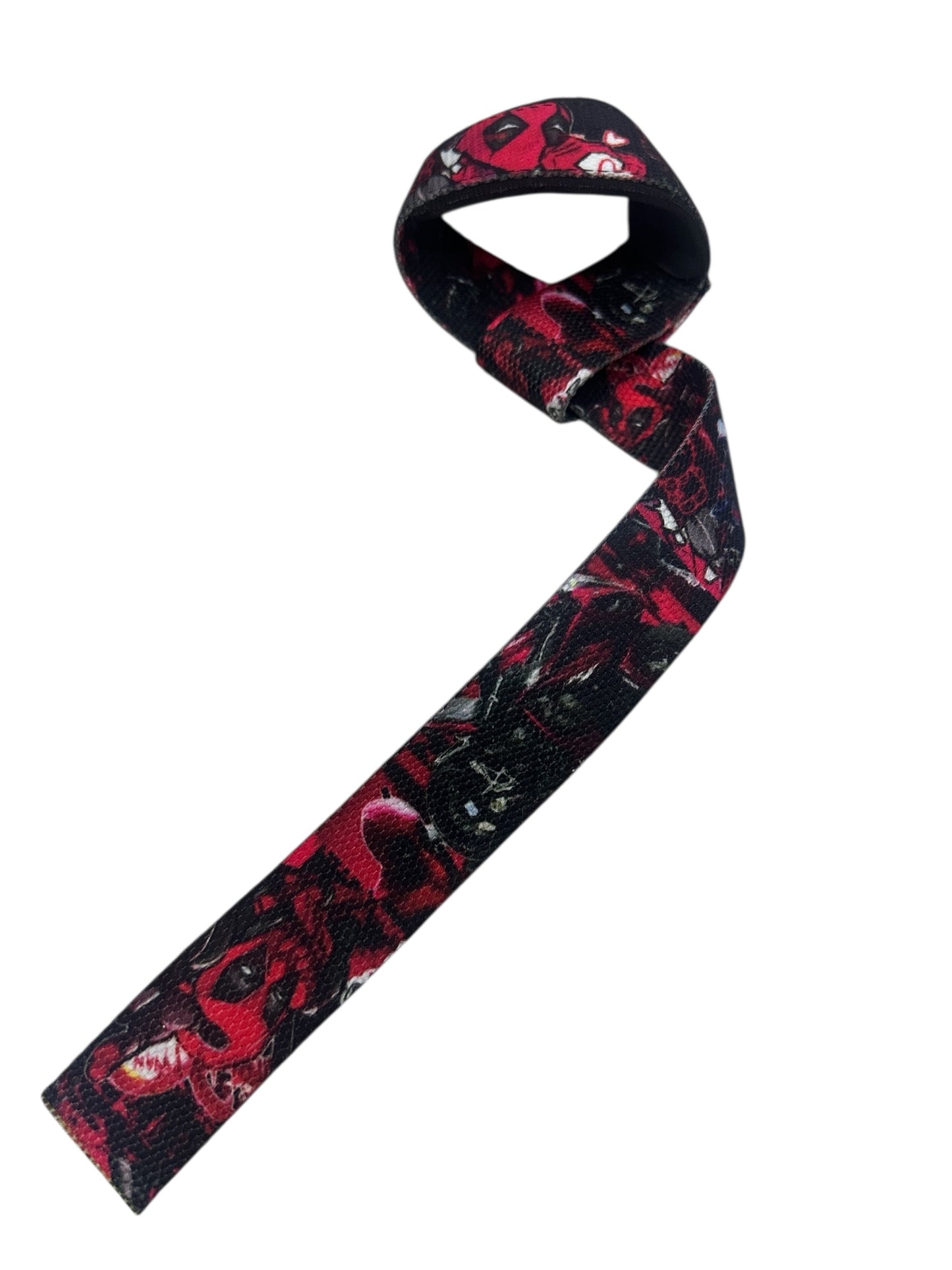Straps para Levantamiento – Diseño Deadpool – Resistentes y Cómodos