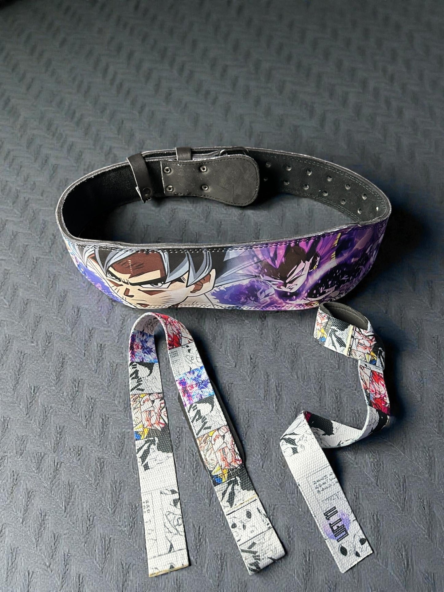 Conjunto Premium Goku – Faja, Straps y Muñequeras Dragon Ball