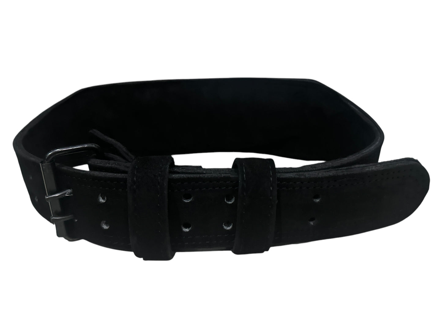 Cinturón premium piel GAMUZA reforzado Gym Ancho Soporte Lumbar Pesas powerlifting