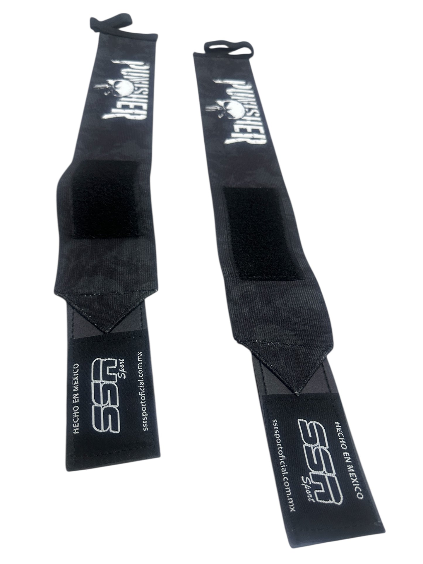 Muñequeras Premium para Gimnasio con Diseño Estilo Punisher – Soporte y Estilo Profesional