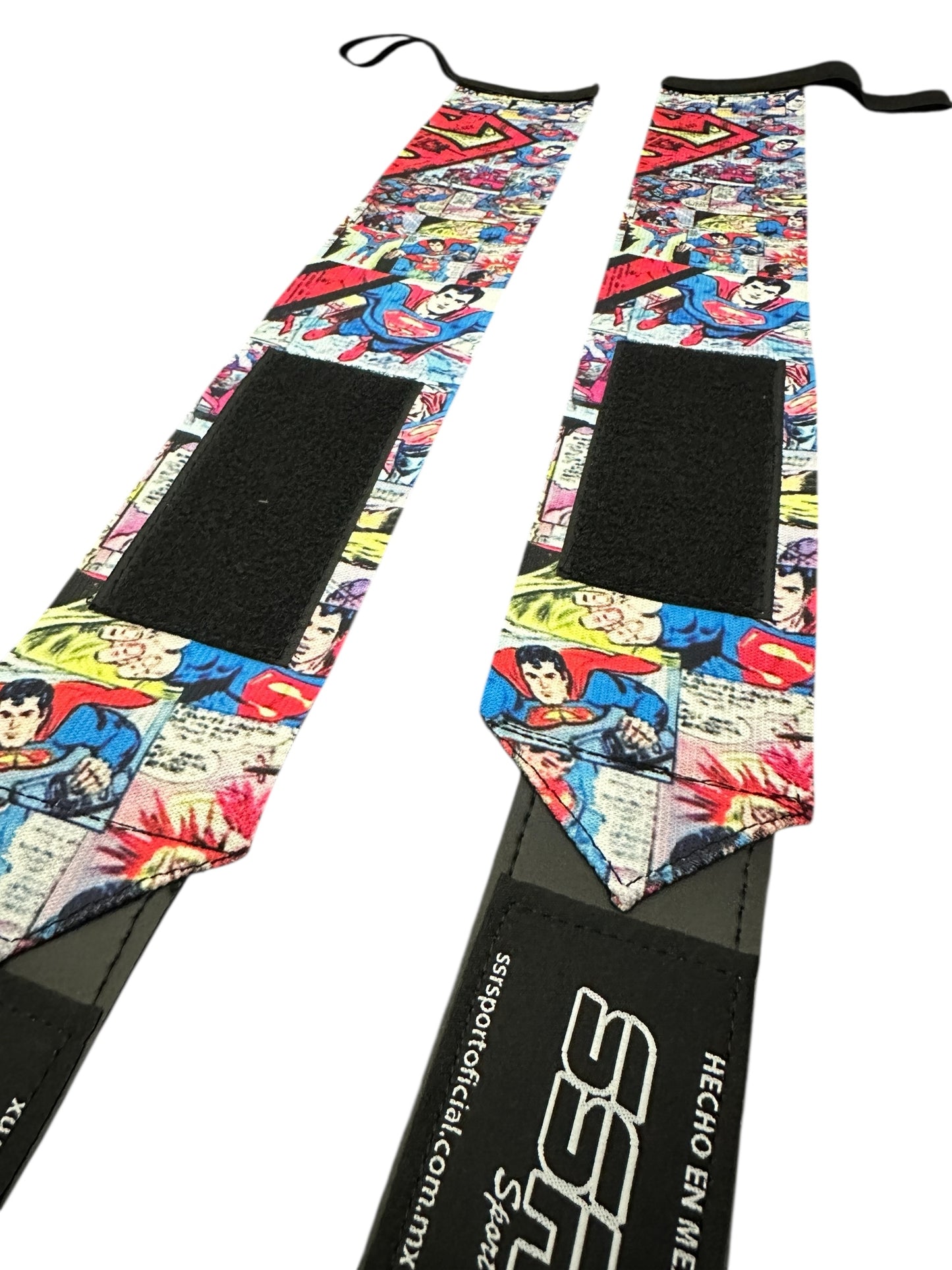 Muñequeras premium reforzadas con diseño Superman.