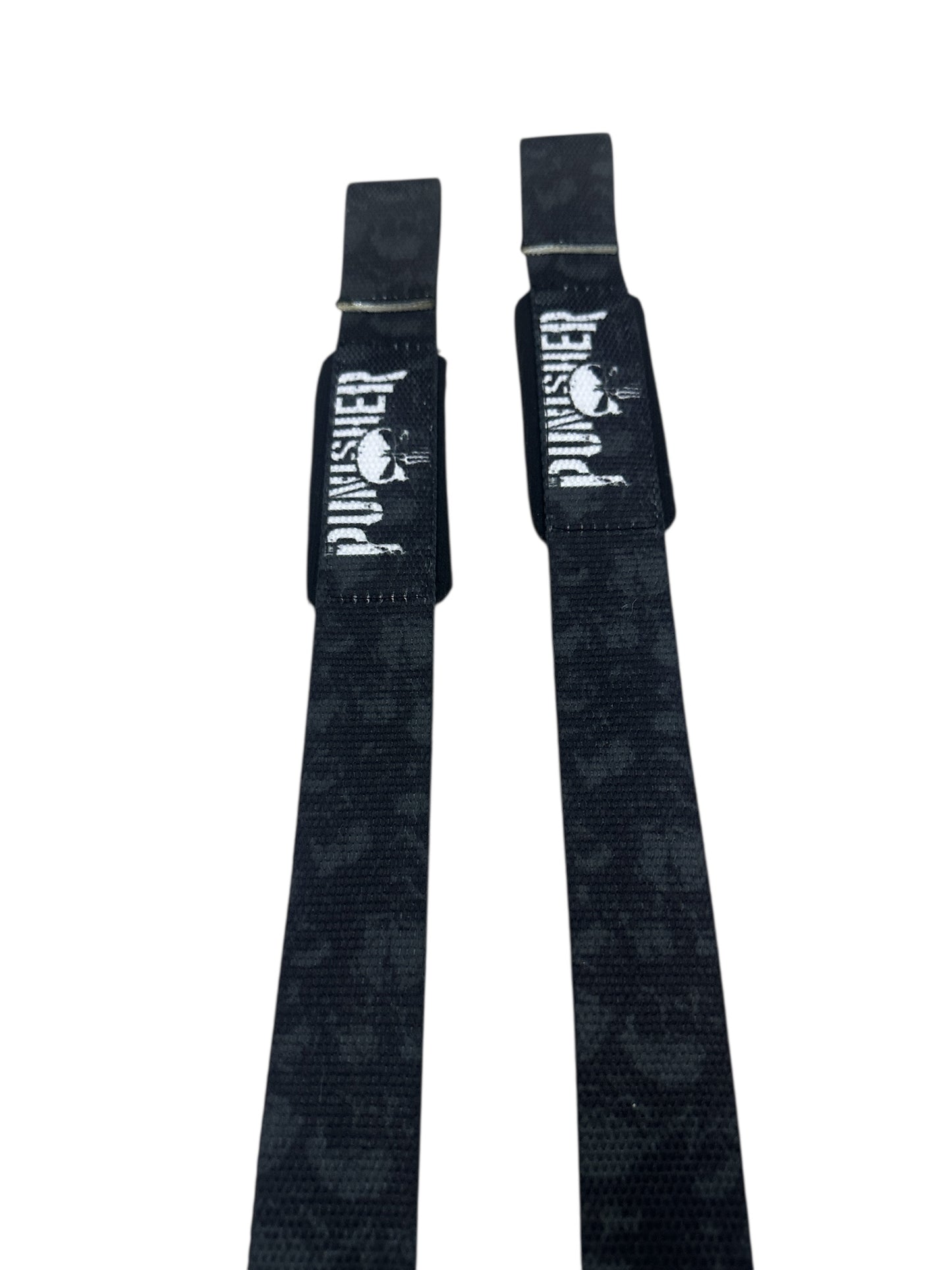 Straps Premium de Levantamiento de Pesas Diseño Punisher – Agarre Profesional