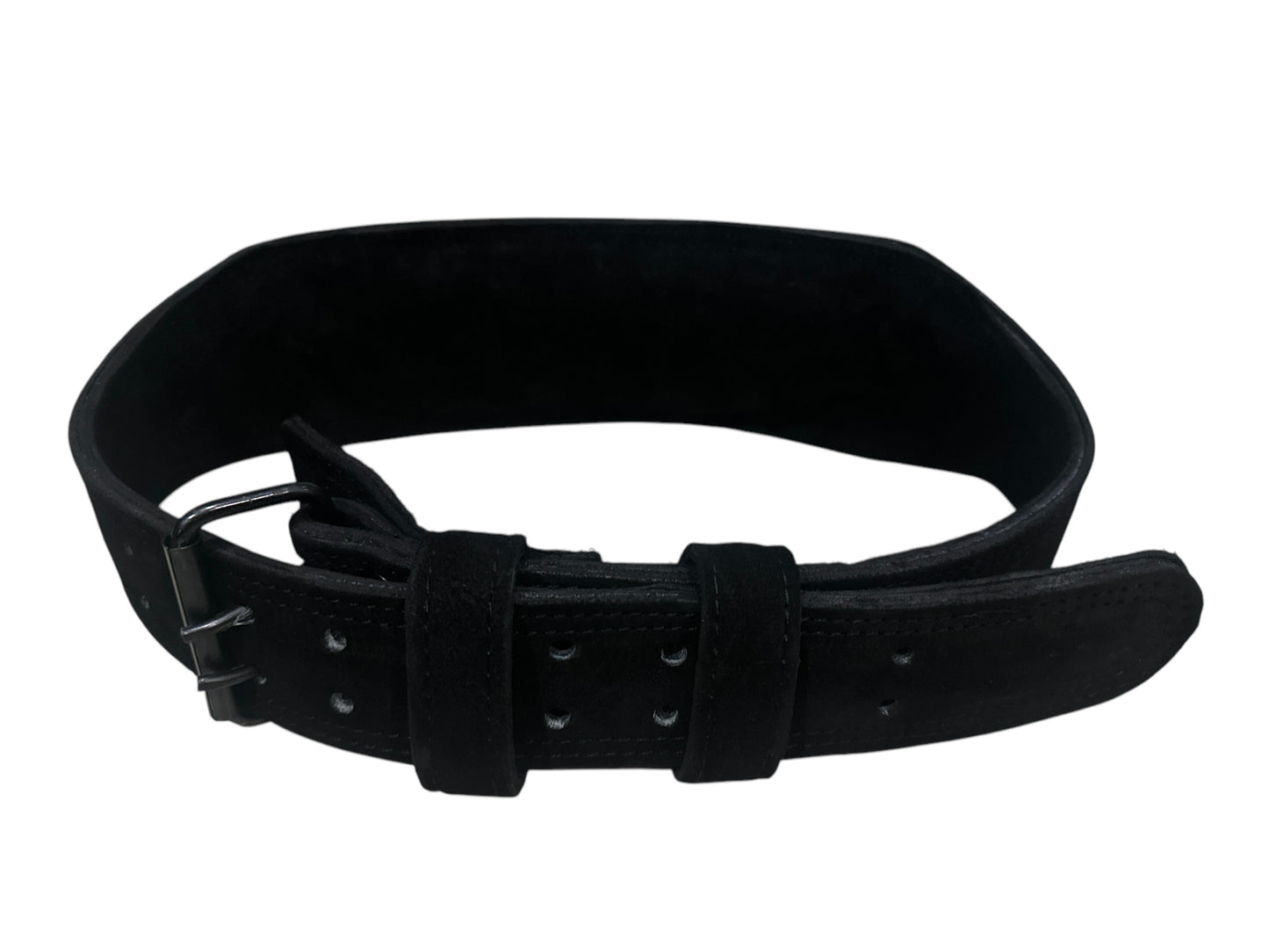 Cinturón premium piel GAMUZA reforzado Gym Ancho Soporte Lumbar Pesas powerlifting