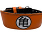 Cinturón SSR Sport de piel para gimnasio DRAGON BALL, soporte lumbar reforzado, color naranja
