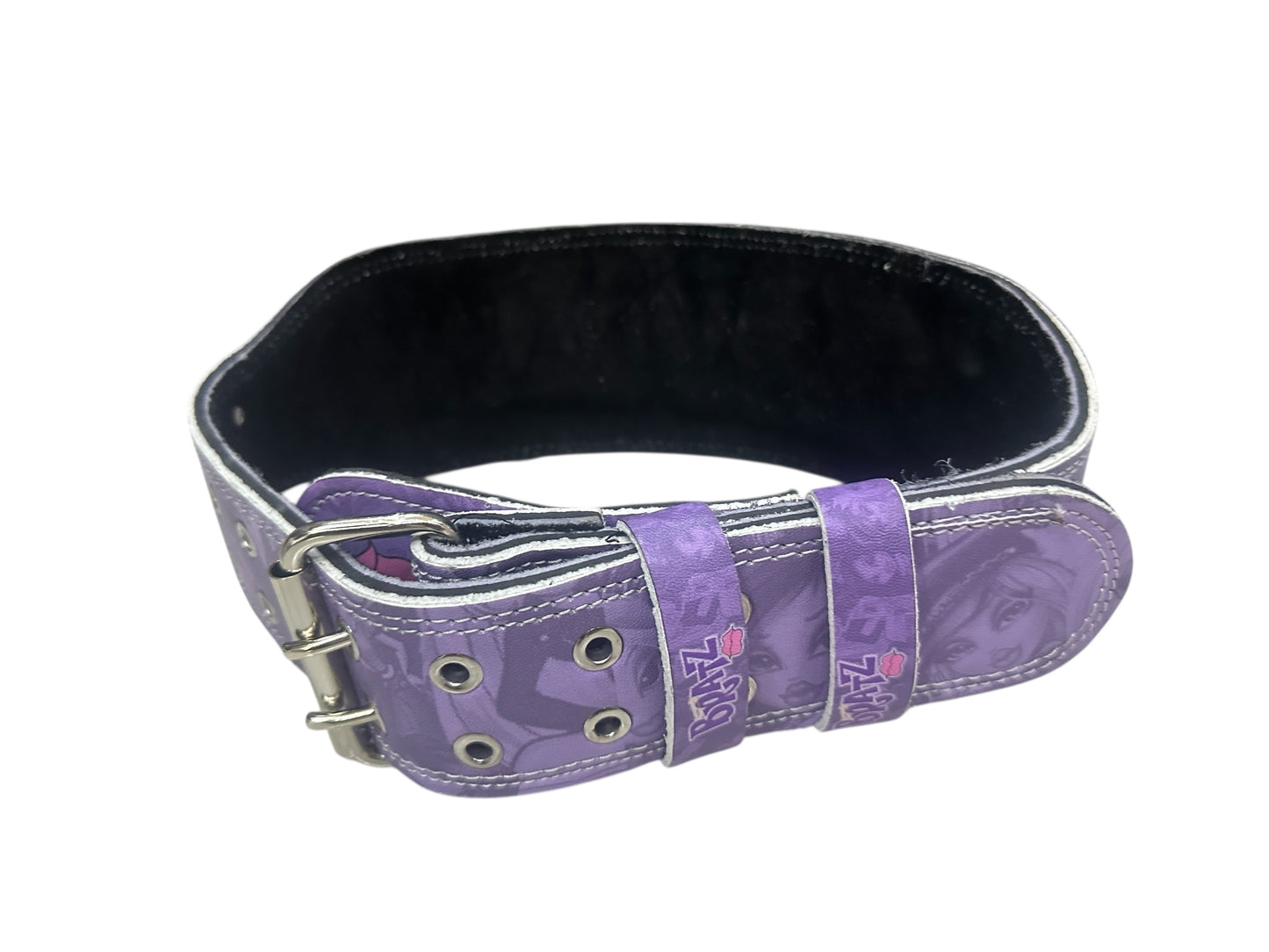 Cinturón de Piel Premium Lila con Diseño Bratz – Con Colchón Lumbar