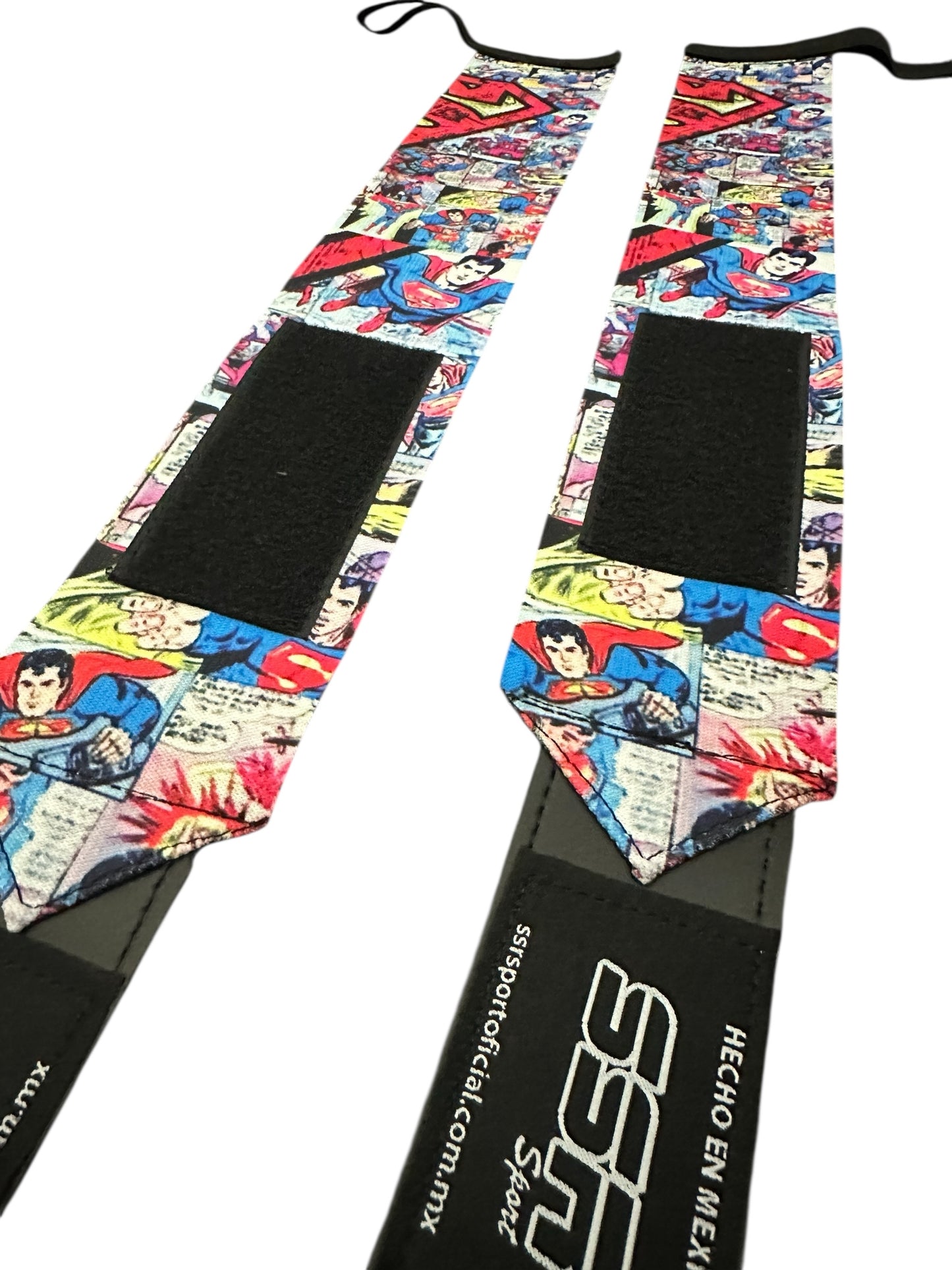 Muñequeras premium reforzadas con diseño Superman.