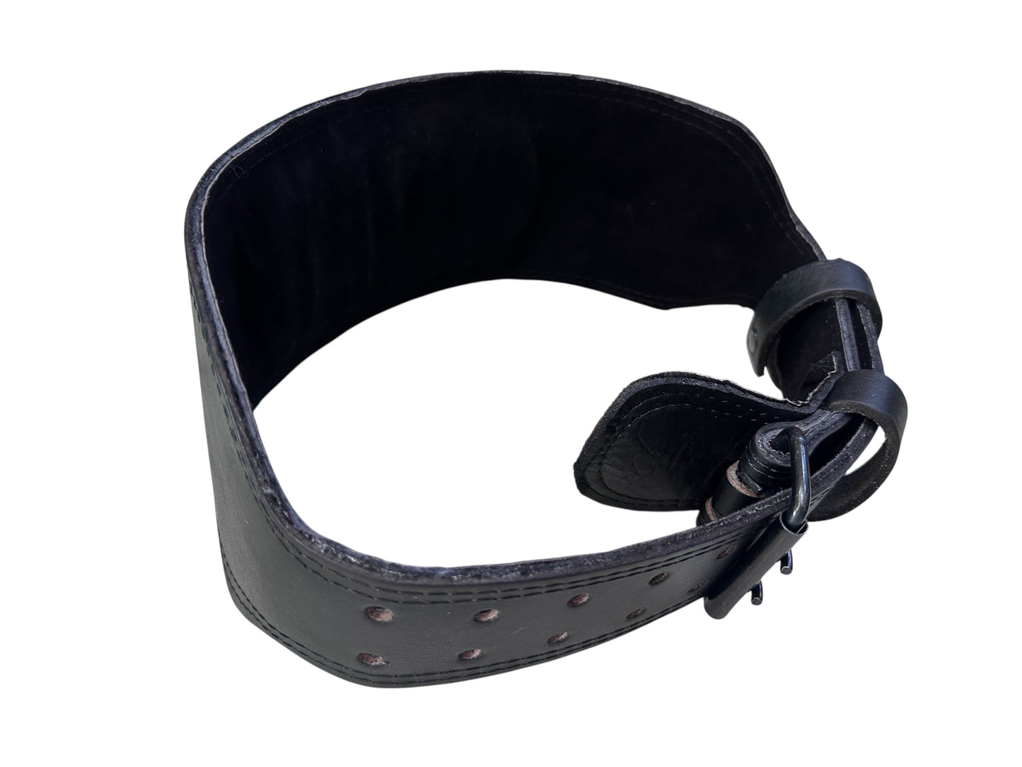 Cinturón Gym Ancho de Piel Premium Soporte Lumbar Pesas
