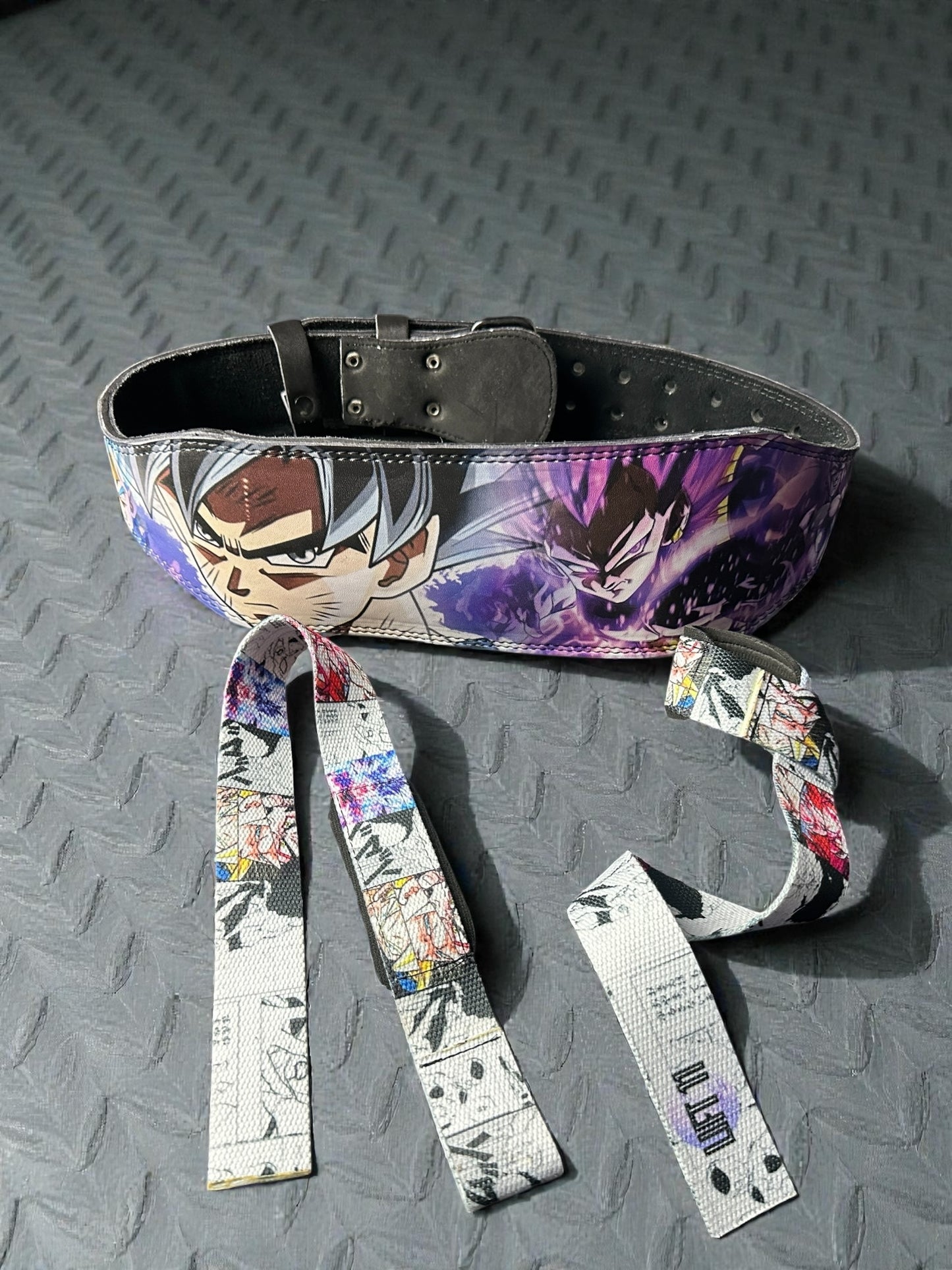 Conjunto Premium Goku – Faja, Straps y Muñequeras Dragon Ball