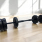 Kit de Pesas 2 en 1: Mancuernas + Barra conectable 40lbs