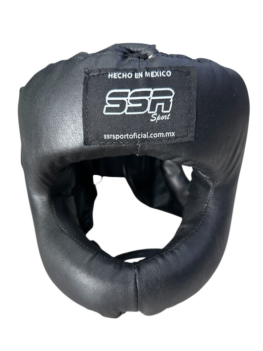 Careta De Box Con Barra Piel Sintética Reforzada